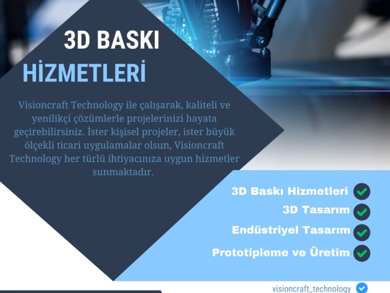 Visioncraft technology olarak örnek baskılarımız ektedir sizlerinde bu tarz baskılara ihtiyacınız varsa bize ulaşabilirsiniz