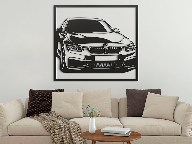 bmw f30 DUVAR TABLOSU